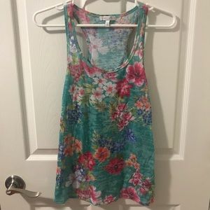 dELiA*s floral tank top